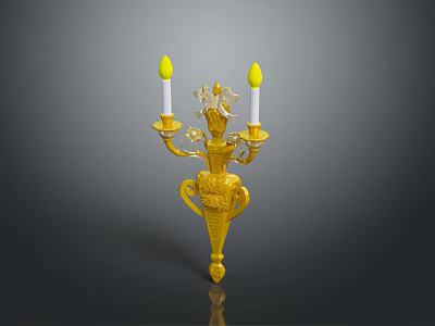 Premium Gold Plated Hardware Tools With Intricate Carvings And Durable Design 3d model