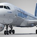 Airliner A320 Airliner Airliner Interior Airliner Cab Airliner Cab First Class Economy Class Airliner 3d model