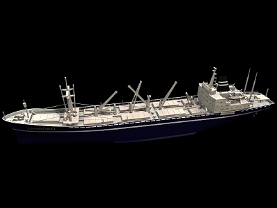 freighter 3d model