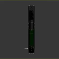 Vintage Green Steam Train With Black Front Section And Detailed Exterior Design