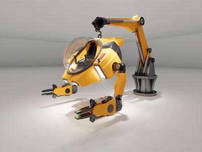 Modern robotic ocean submersible model