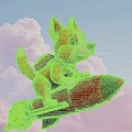 Rocket Dog Ornaments Flying Dog Rocket Dog Archie Decorations 3d model