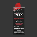Zippo Lighter Fluid Metal Can With Red Cap For Daily Living Use
