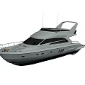 Modern Luxury Yacht Exterior Design With Sleek White Hull And Spacious Upper Deck