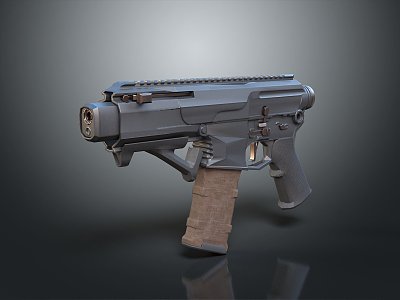 pistol semi-automatic pistol automatic pistol modern weapon hot weapon hot weapon gun military 3d model