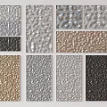 Various Textured Wall Panels In Different Colors
