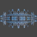 Sci-Fi Jump Gate 3d model