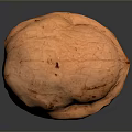 Whole Walnut Kernel With Natural Brown Shell And Smooth Surface