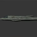 Silver Sleek Stealth Aircraft Model With Metallic Finish And Futuristic Design