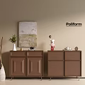 Modern Wood Grain Cabinet Ins Style Minimized Style Cabinet Entire Cabinet Sideboard Cabinet Balcony Cabinet Storage Cabinet Home Entrance Cabinet 3d model