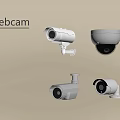 Webcam Surveillance Security Cameras With Wall Mounted Different Types And Clear Monitoring System
