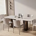 Modern table combination 3d model