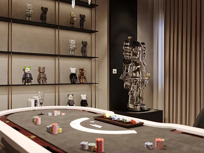 Modern Chess Room 3d model
