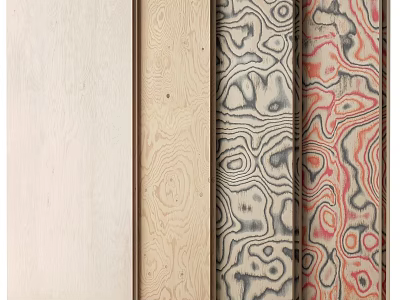 Wood Panels With Various Textures Natural Wood Gray And Red Patterns For Interior Design 3d model