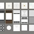 Different Types of Ceiling Mounted Modules Including Lighting Ventilation And Fan Units
