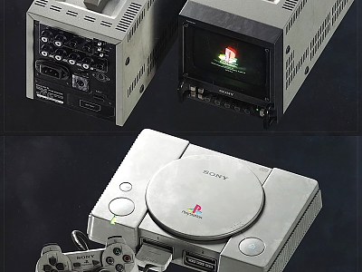 Gaming machine equipment 3d model