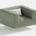 Single Sofa Casual Chair Single Chair Living Room Sofa 3d model