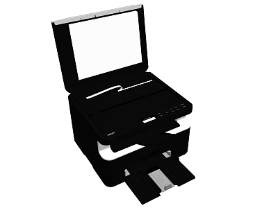 High Performance Modern Multifunctional Office Printer Scanner Appliance For Efficient Workspace 3d model