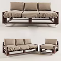 Combination sofa 3d model