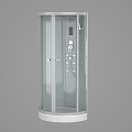 Modern Sauna Room Shower Room 3d model