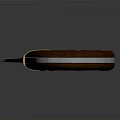 Sharp Long Weapon Knife With Serrated Metal Blade And Wooden Handle