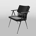Modern Round White Table And Chair Set With Four Black Gray Chairs In Office Space