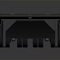 Heavy Duty Flatbed Trailer With Wooden Deck And Black Frame Wheels