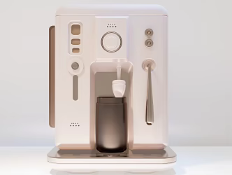 Modern coffee machine 3d model