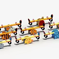Colorful Wooden Animal Shaped Seesaw Toys with Playful Designs for Kids