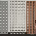 Silent partition cement brick partition cement brick partition wall hollow brick partition hollow brick partition wall 3d model