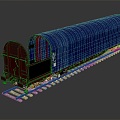 train wagon carriage train carriage rail train vintage carriage vintage train 3d model