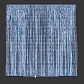 Curtain Window Screen 3d model
