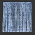 Curtain Window Screen 3d model