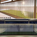 Yarn Woven Decorative Art Partition Screen Light Filtering For Modern Interior Spaces
