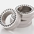 Industrial Equipment High Precision Steel Ball Bearings With Inner Outer Rings