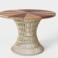 MESA Outdoor Round Table Coffee Table 3d model