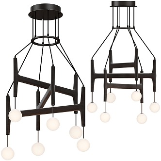 Prostoria chandelier 3d model