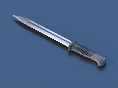 Multipurpose Hardware Tool Knife With Stainless Steel Blade And Non Slip Handle 3d model