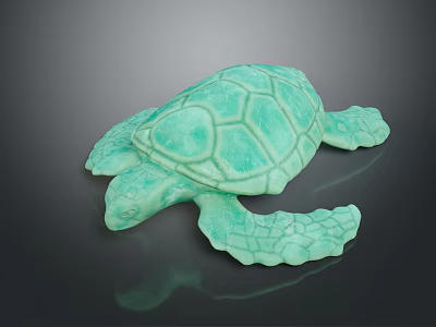 Turtle Cartoon Turtle Snapping Turtle Chickbill Turtle Reptile Cold Blooded Animal Reptile Class 3d model