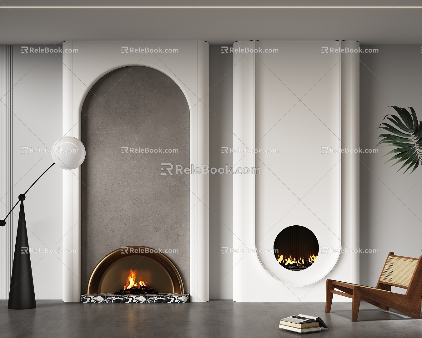 Fireplace Decoration Fireplace 3d model