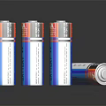 High Performance Blue Red Batteries Standing and Lying for Daily Household Appliances
