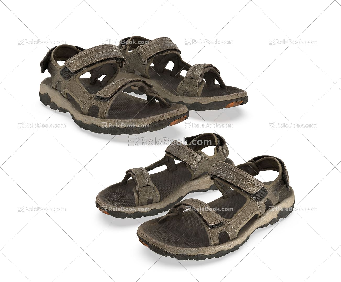 Modern Sandals 3d model