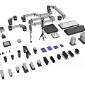 Industrial Pipe Fittings Mechanical Components And Structural Parts Layout Design