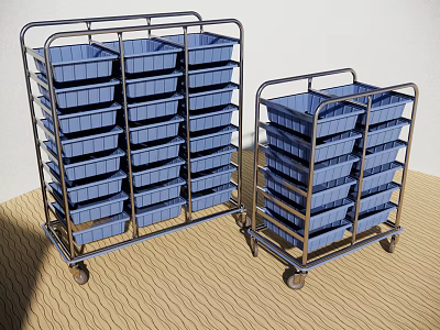 Modern Hospital Shelf Shelf Storage Rack 3d model Modern Hospital Shelf Shelf Storage Rack 3d model