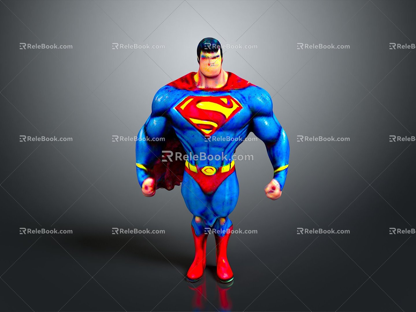 Superman Men Men Handsome Men Young Men Young Men Male Character Realistic Men Cartoon Men 3d model