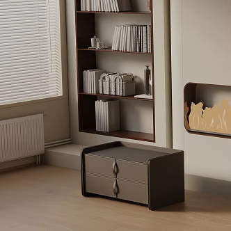 Modern Bedside Cabinet 3d model