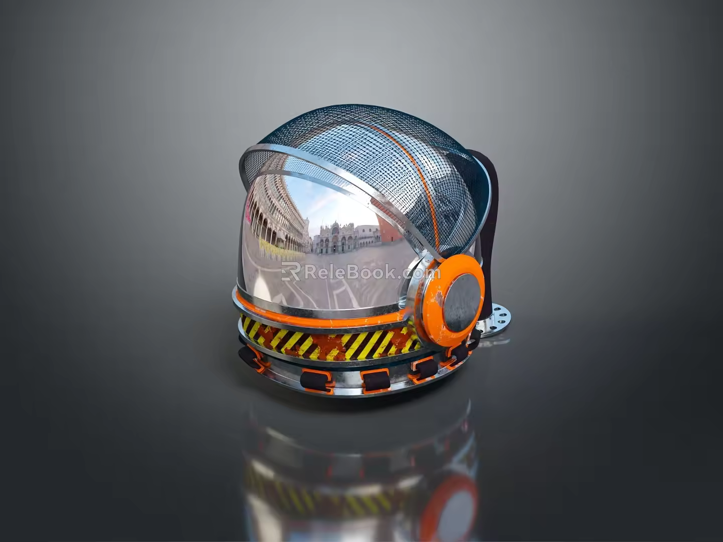 Sci-Fi Helmet Alien Helmet-Helmet High Tech Helmet Game Helmet 3d model