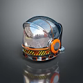 Sci-Fi Helmet Alien Helmet-Helmet High Tech Helmet Game Helmet 3d model