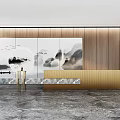 New Chinese Front Desk 3d model