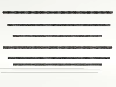 High Quality Hardware Tools Abrasive Sandpaper Strips for Wood Metal Surface Finishing in Various Lengths 3d model